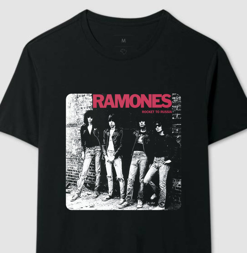 Camiseta Disco Ramones - Rocket to Russia