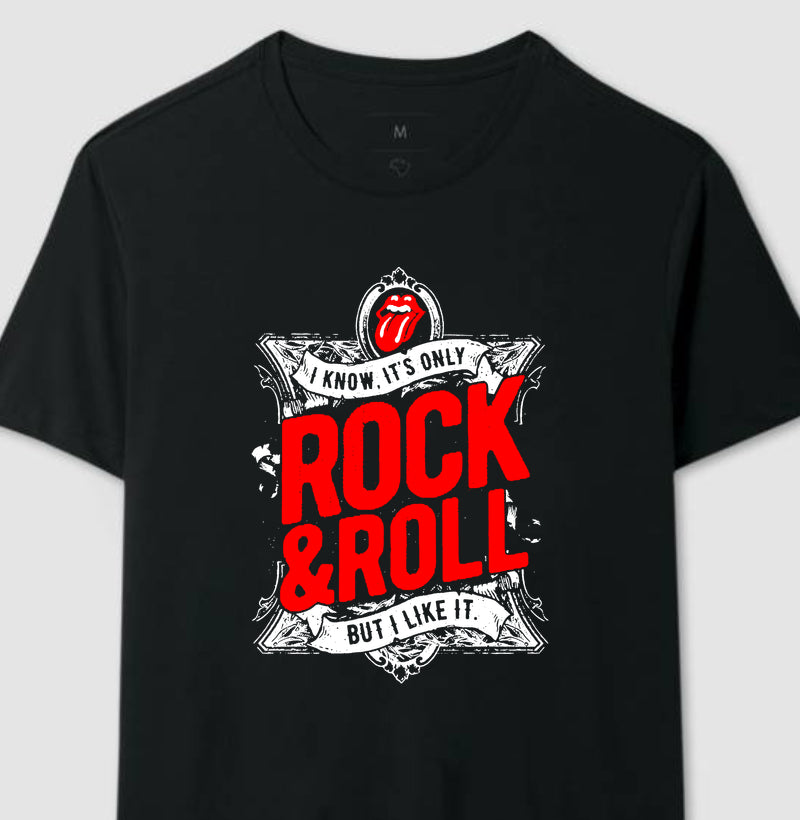 Camiseta Rollin Stones Rock & Roll