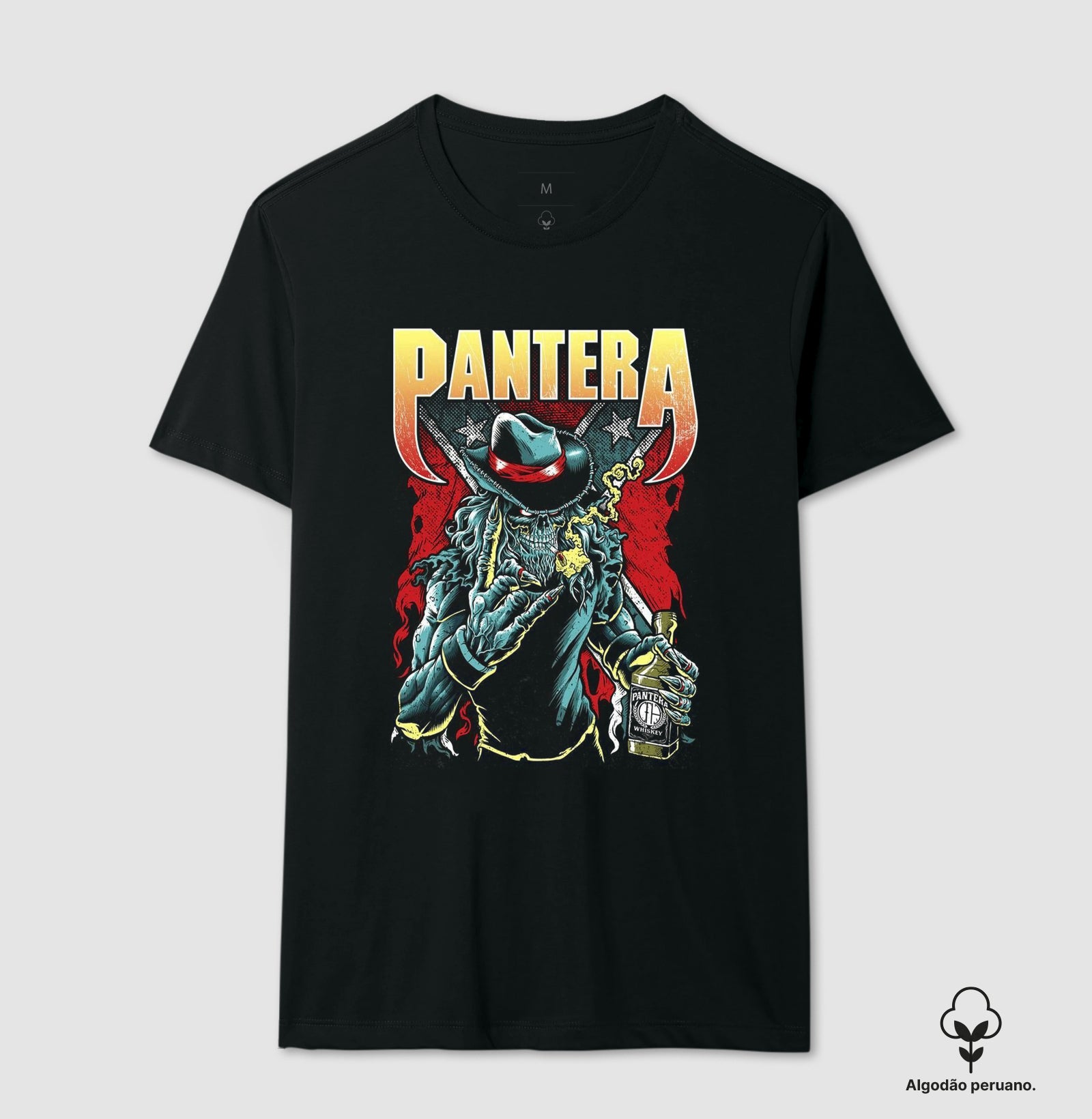 Camiseta Pantera Algodão Peruano