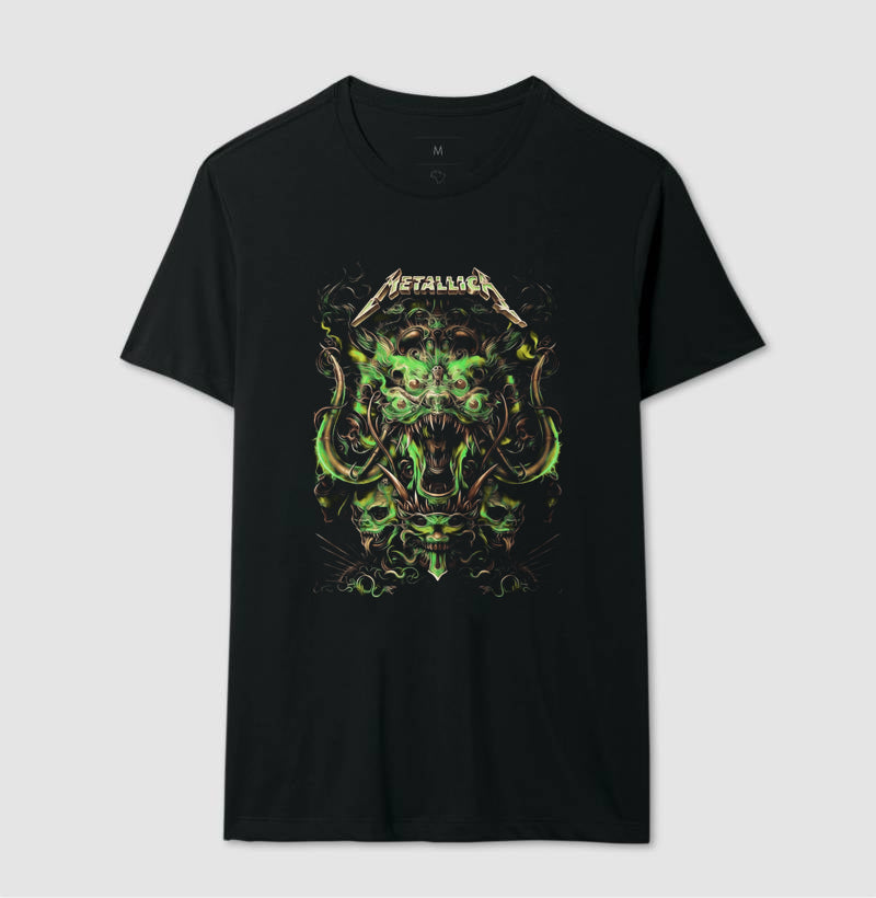 Camiseta Metallica Dragão Imperial Chinês