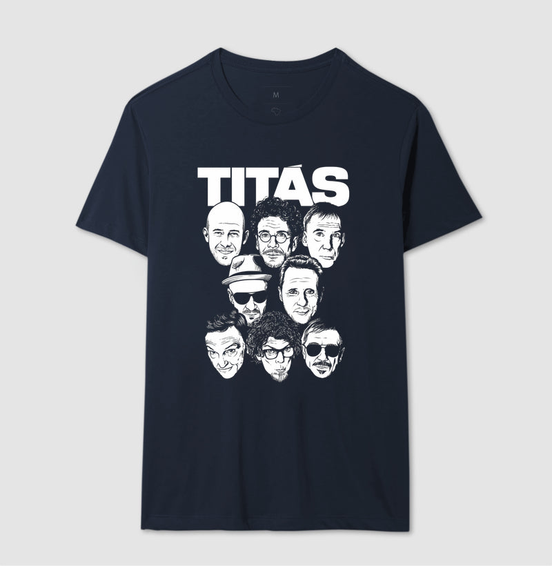 Camiseta Banda Titãs Faces