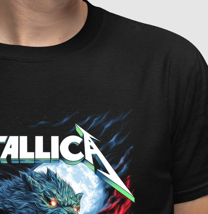 Camiseta Metallica Lobo