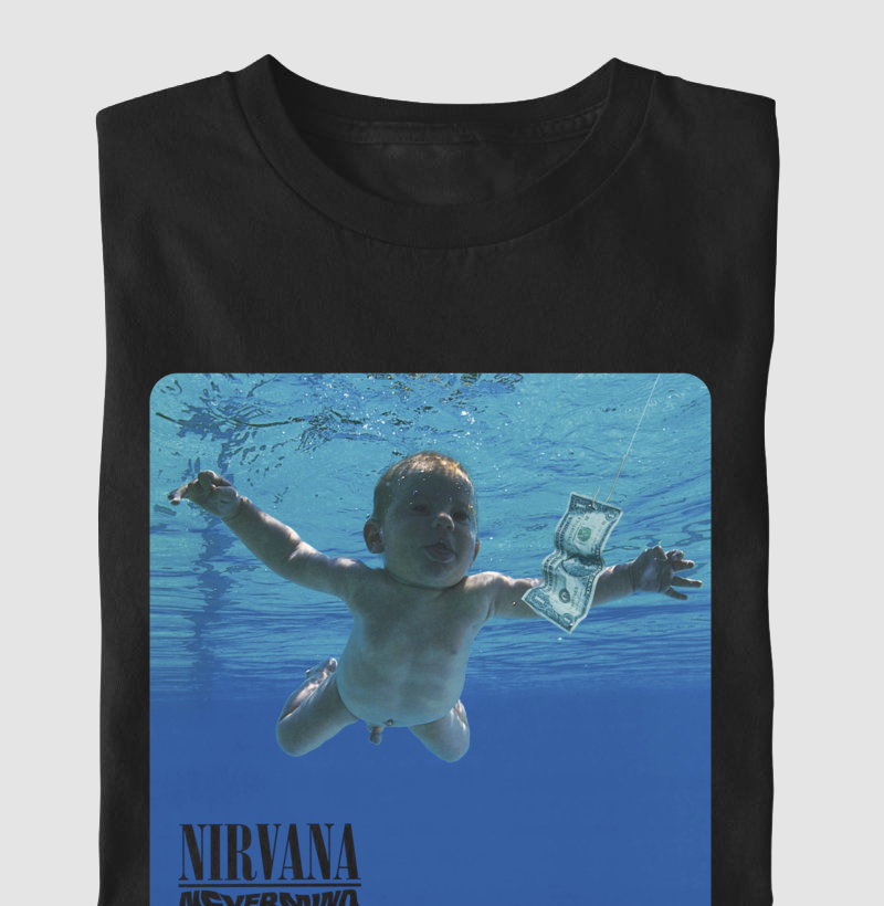 Camiseta Disco Nirvana Nevermind