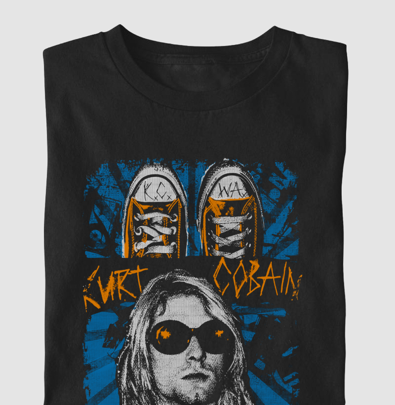 Camiseta do Kurt Cobain