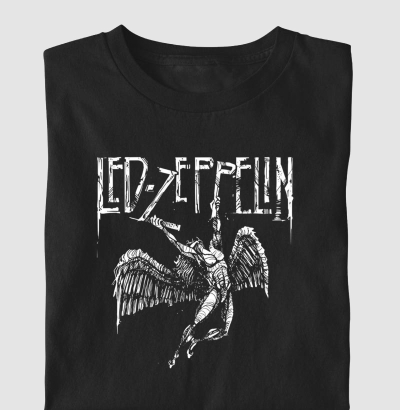 Camiseta Led Zeppelin Anjo Caído