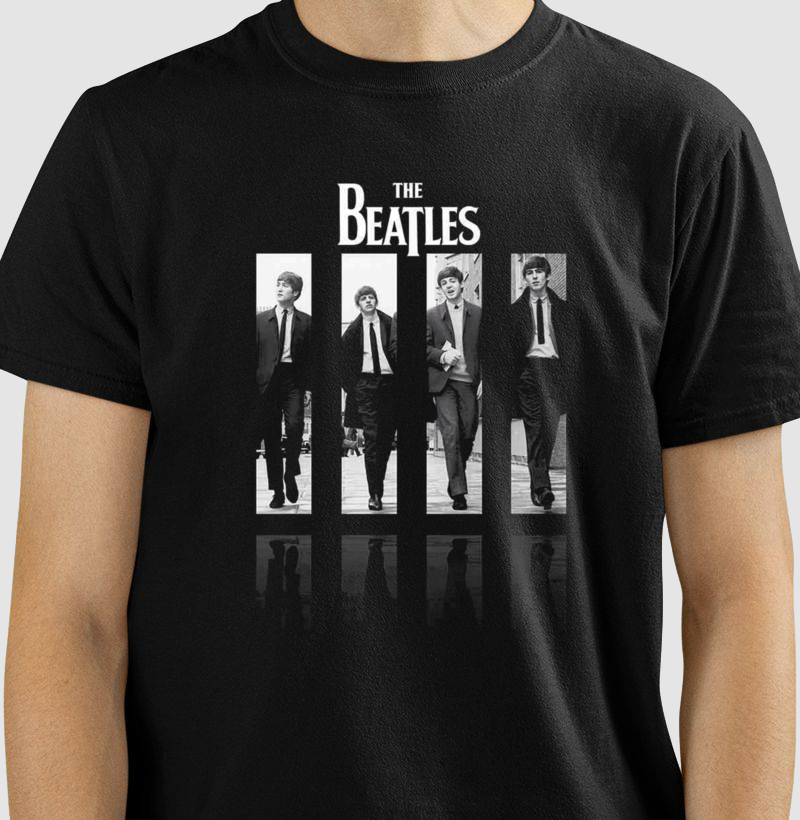 Camiseta The Beatles Caminhada Clássica
