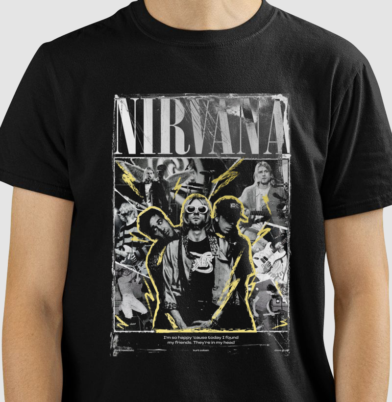 Camiseta Nirvana Banda