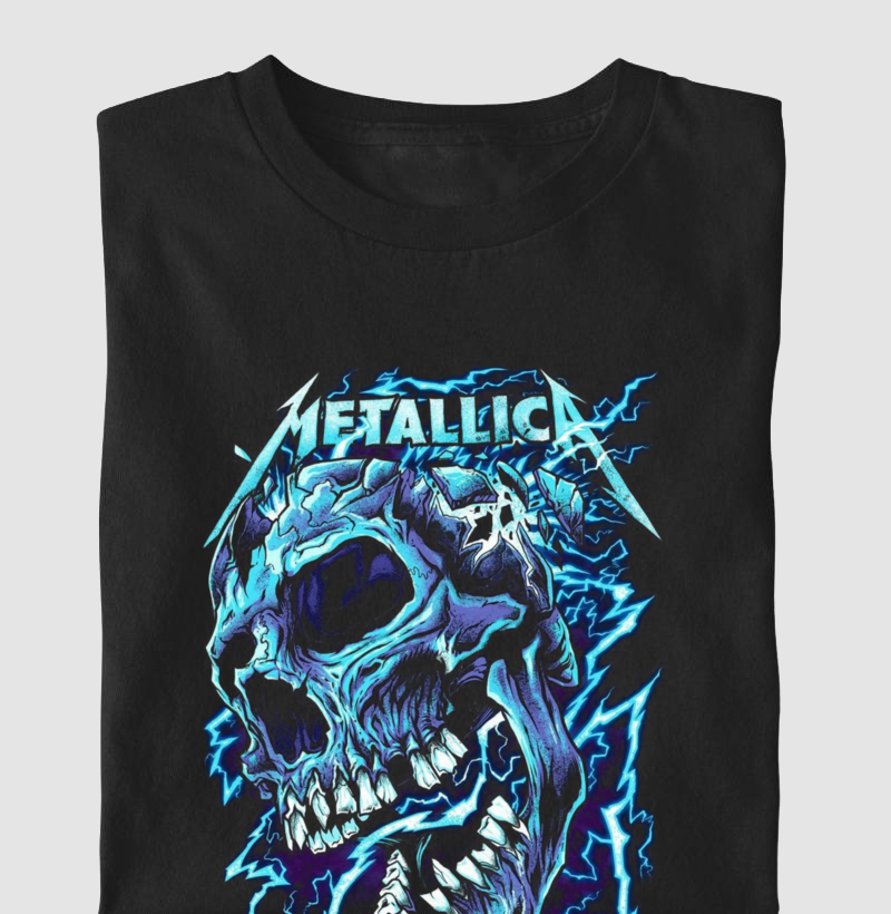 Camiseta Metallica Caveira