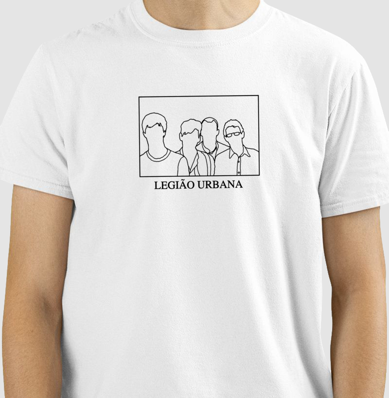 Camiseta Legião Urbana Silhueta