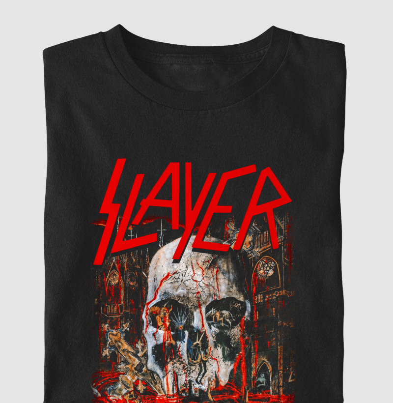 Camiseta Slayer Caveira