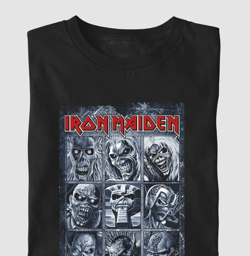 Camisetas Iron Maiden Faces