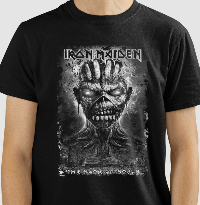 Camiseta Iron Maiden The Book Of Souls