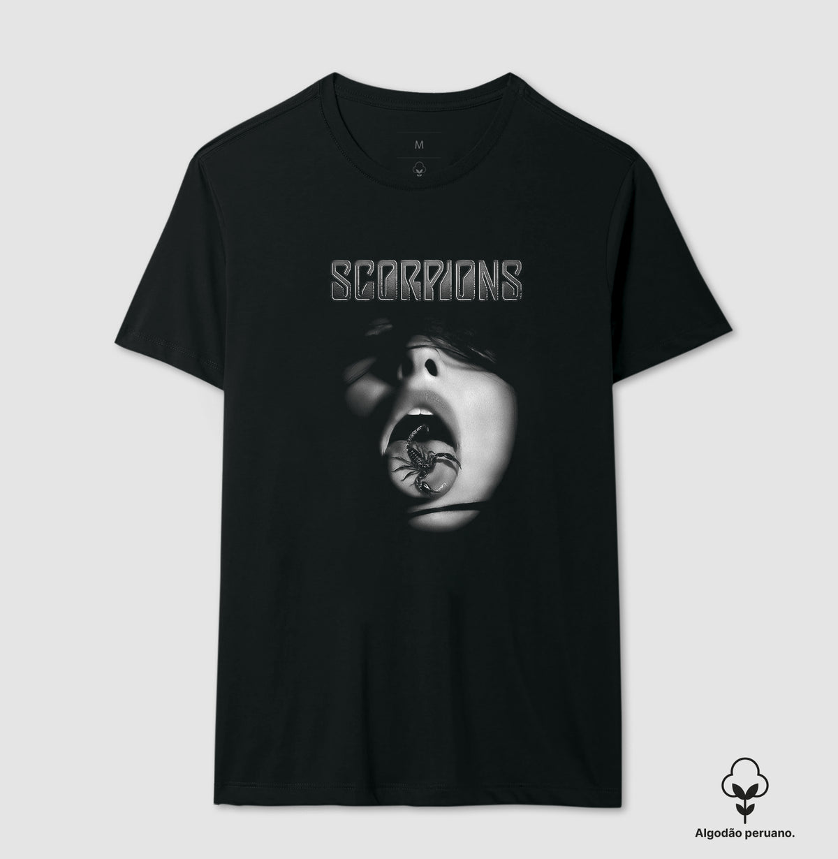 Camiseta Scorpions Algodão Peruano