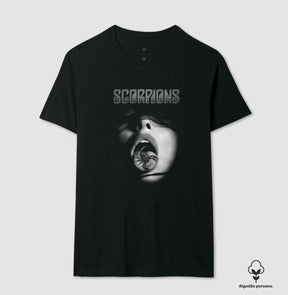 Camiseta Scorpions Algodão Peruano
