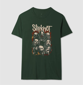 Camiseta Slipknot Faces da Loucura