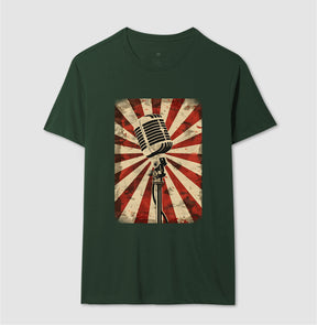Camiseta Microfone Clássico