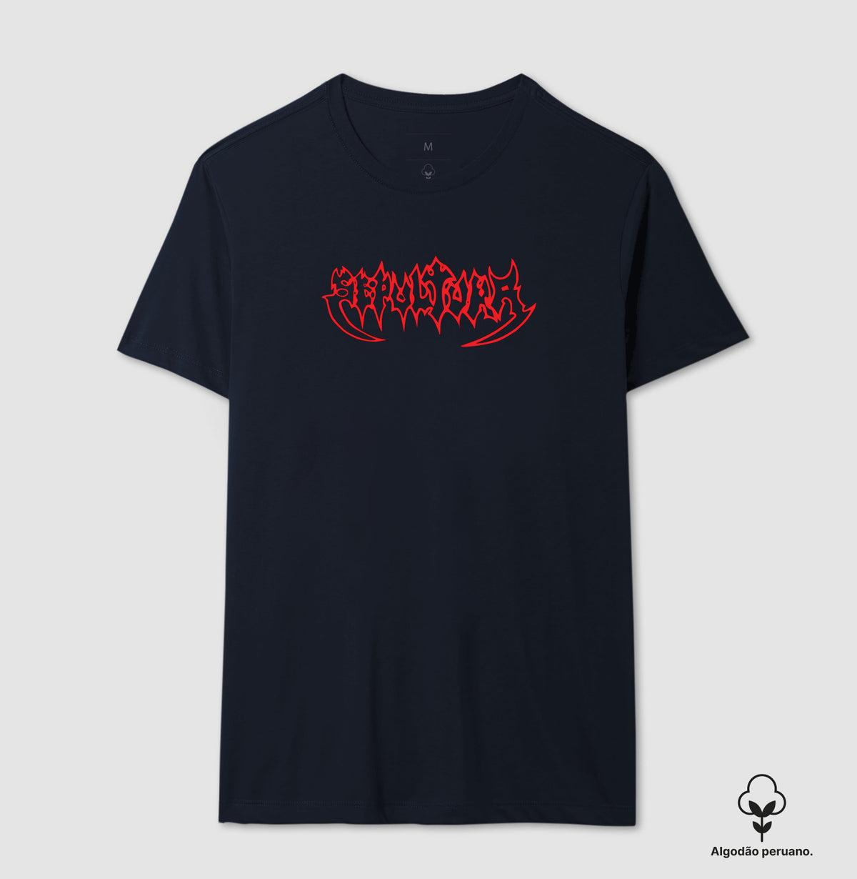 Camiseta Sepultura Logo Algodão Peruano