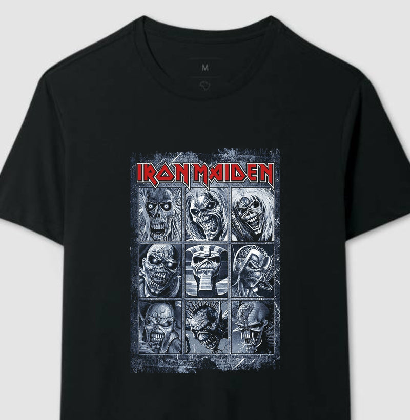 Camisetas Iron Maiden Faces