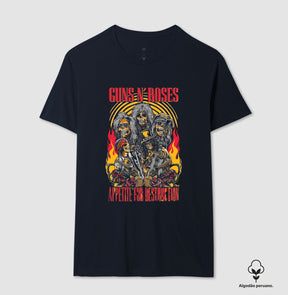 Camiseta Guns N' Roses Algodão Peruano