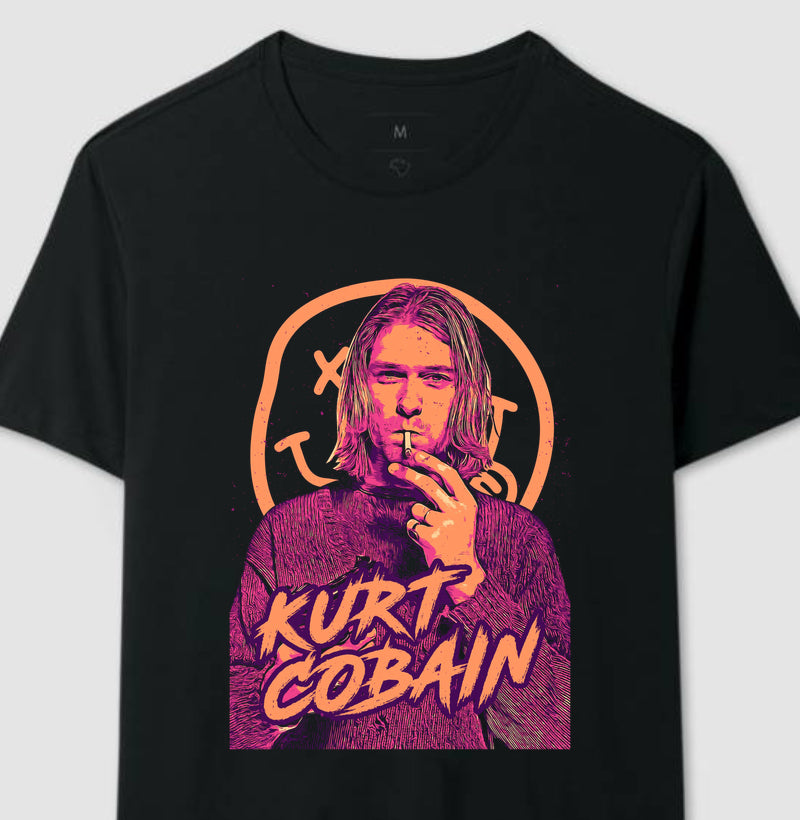 Camiseta Nirvana Kurt Cobain
