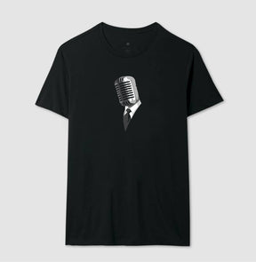 Camiseta Microfone de Terno