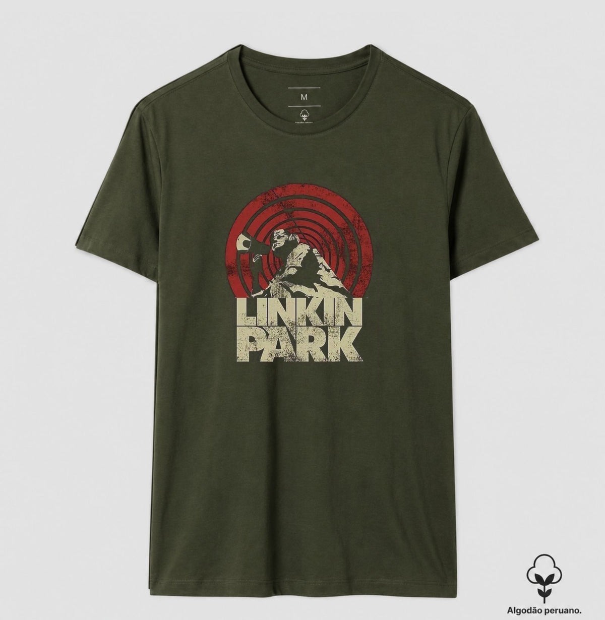 Camiseta Linkin Park Algodão Peruano