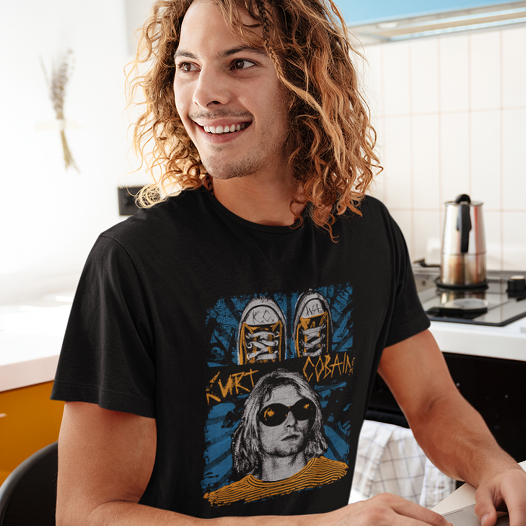 Camiseta do Kurt Cobain