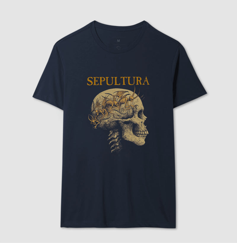 Camiseta Caveira Sepultura