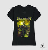 Camiseta Megadeth Toxic Algodão Peruano
