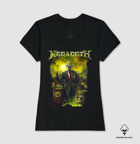 Camiseta Megadeth Toxic Algodão Peruano