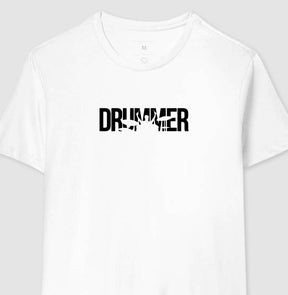 Camiseta Baterista Silhueta