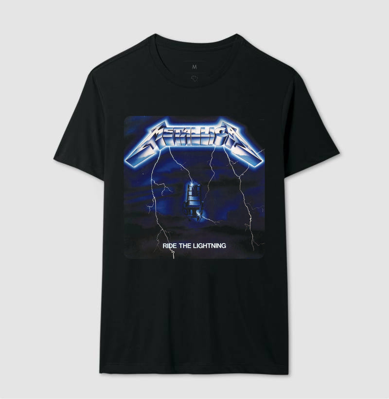 Camiseta Disco Metallica Ride the Lightning