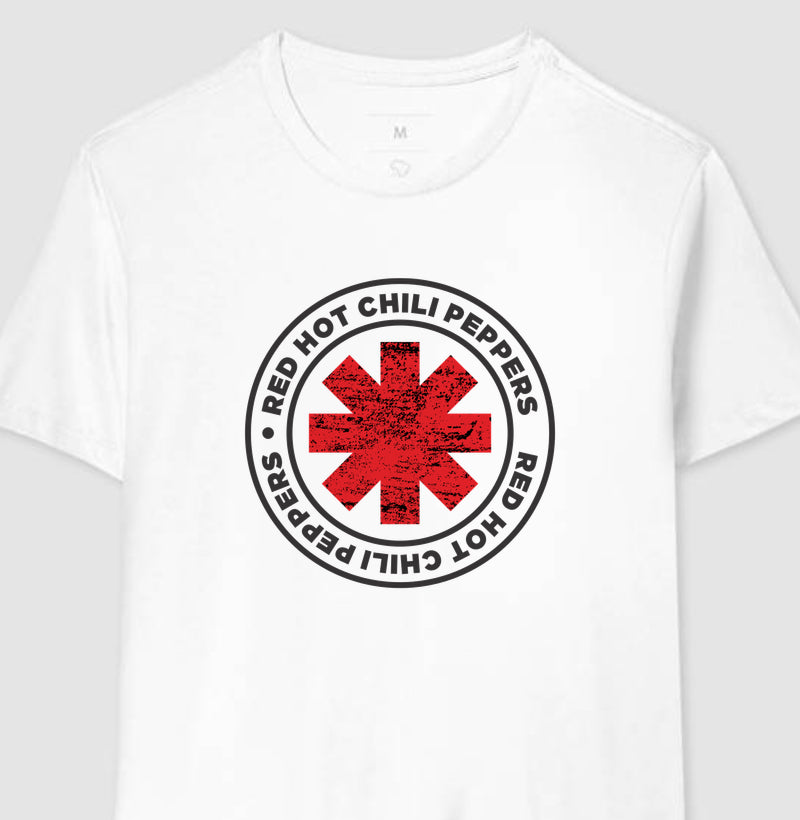 Camiseta Red Hot Chili Peppers Minimalista