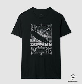 Camiseta Led Zeppelin Algodão Peruano