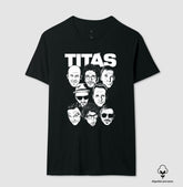 Camiseta Banda Titãs Faces Algodão Peruano