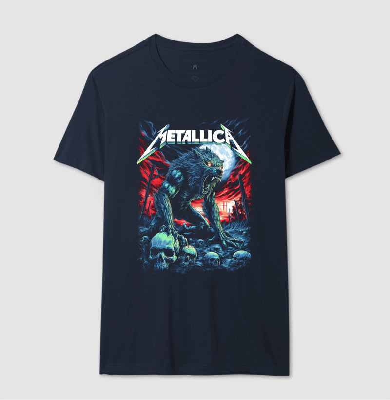 Camiseta Metallica Lobo