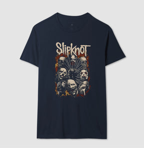 Camiseta Slipknot Faces da Loucura