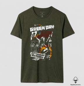 Camiseta Green Day 21st Century Algodão Peruano