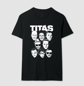 Camiseta Banda Titãs Faces