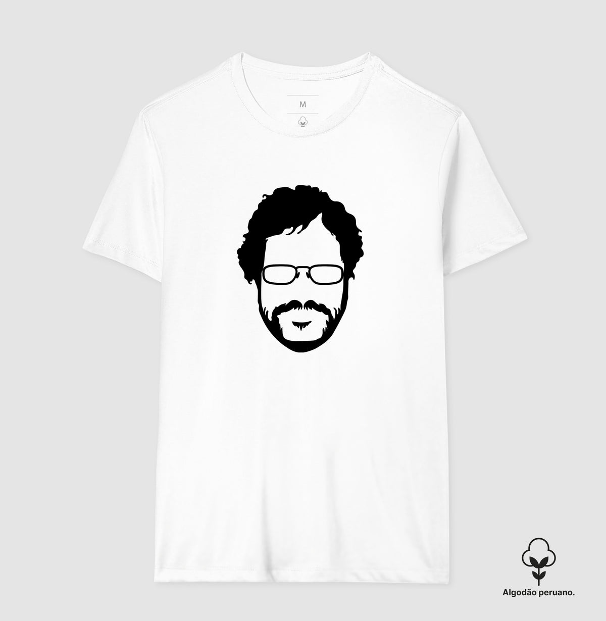 Camiseta Silhueta do Renato Russo Algodão Peruano