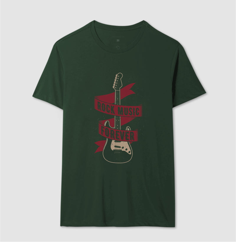 Camiseta Guitarra Rock Music Forever