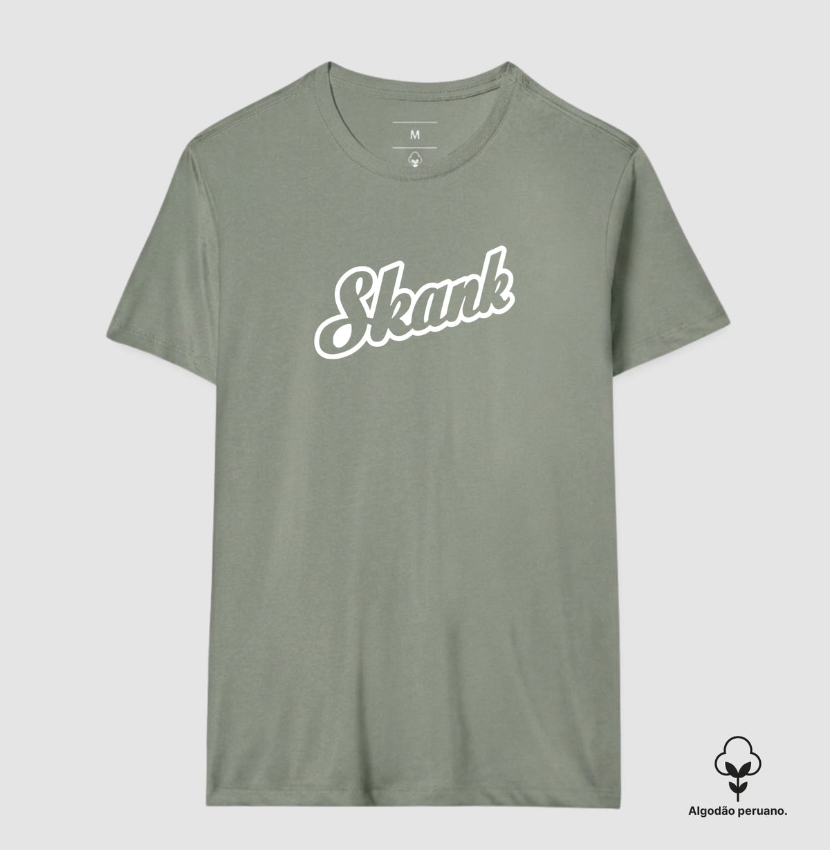 Camiseta Banda Skank Logo Algodão Peruano
