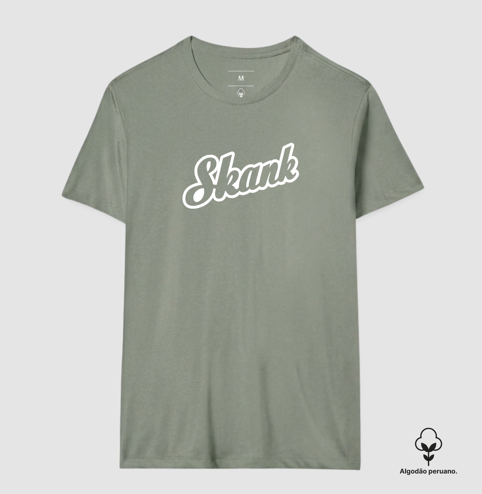 Camiseta Banda Skank Logo Algodão Peruano