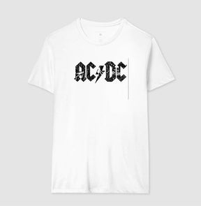Camiseta AC/DC Desenhada