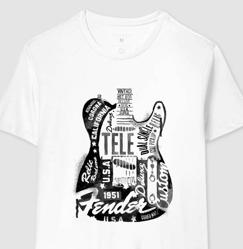 Camiseta Marcas de Guitarra