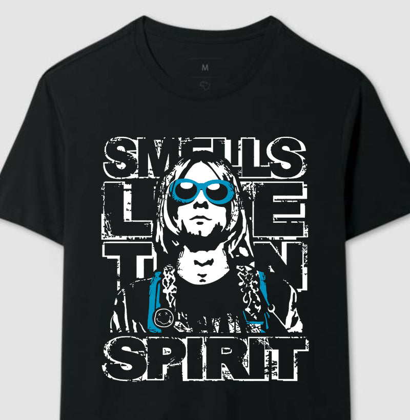 Camiseta do Kurt Cobain Smells Like Teen Spirit