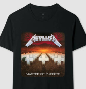 Camiseta Disco Metallica - Master of Puppets
