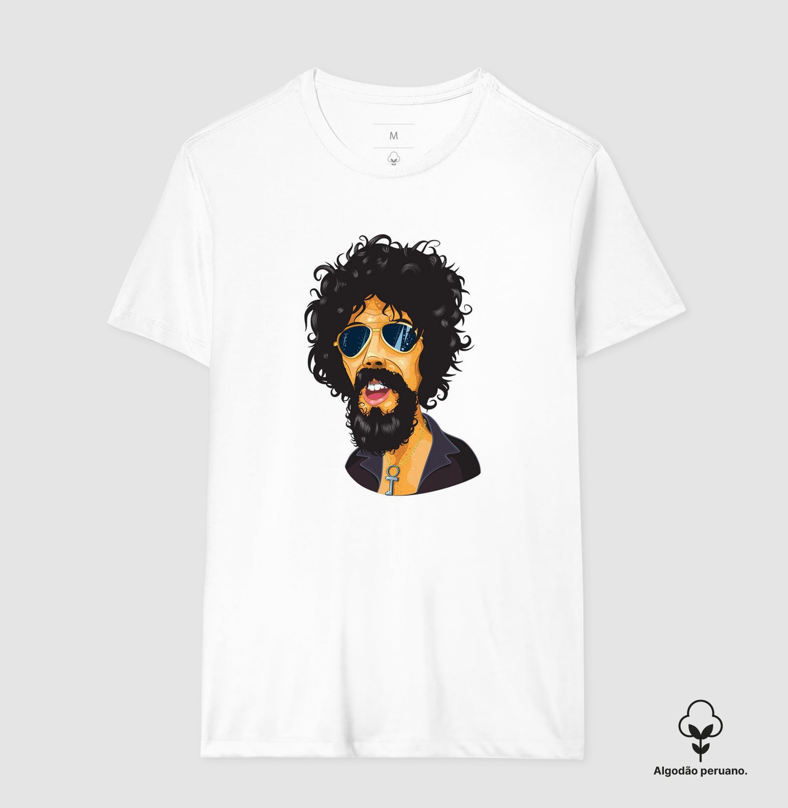 Camiseta Raul Seixas Algodão Peruano