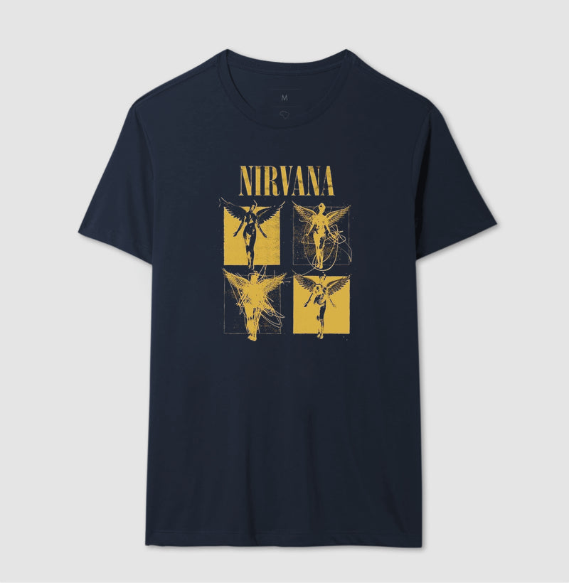 Camiseta Nirvana Quatro Anjos