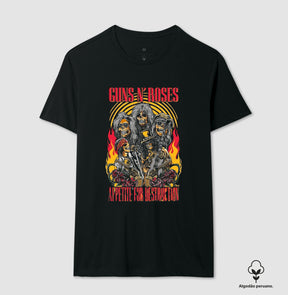 Camiseta Guns N' Roses Algodão Peruano